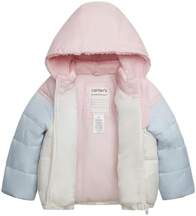 Carters Girls Fleece Lined Puffer Jacket