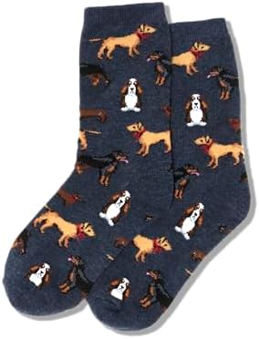 Hot Sox Kids Fun Animal Crew Socks - Perfect for Girls and Boys
