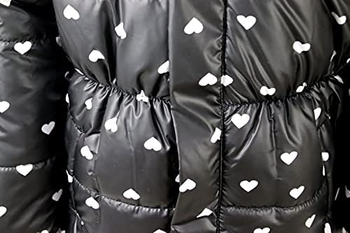Kids Winter Puffer Coat with Hoodie Top