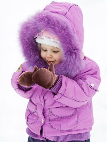 Boao 3 Pairs Baby Winter Mittens Fleece Gloves for Toddler