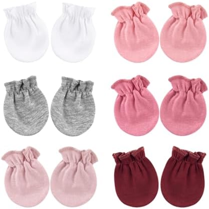 Soft No- Scratch Hypoallergenic mittens for Babies 0-6 Months