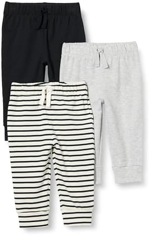 Amazon Essentials Unisex Toddler Boys Cotton Pull-On Pants for Baby
