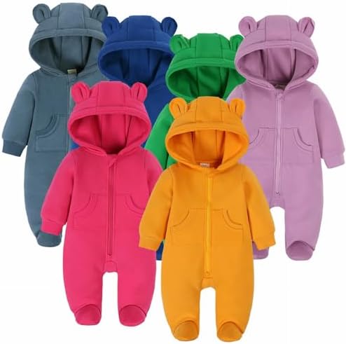Perfect for Newborn Girls - Long Sleeve Romper Jumpsuit