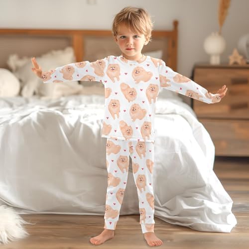 WIFIU Soft Cotton 2 Piece Pajama Set for Kids
