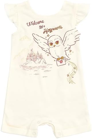 Harry Potter Charm Style - Hedwig Owl Romper Headband for Baby