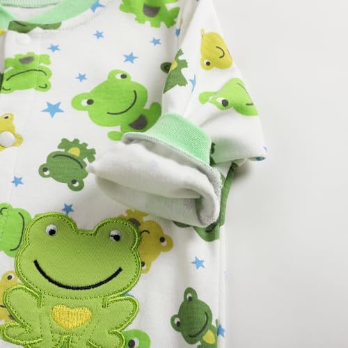 Baby Boys Girls Long Sleeve Romper Pure Cotton Footed New Born Clothes