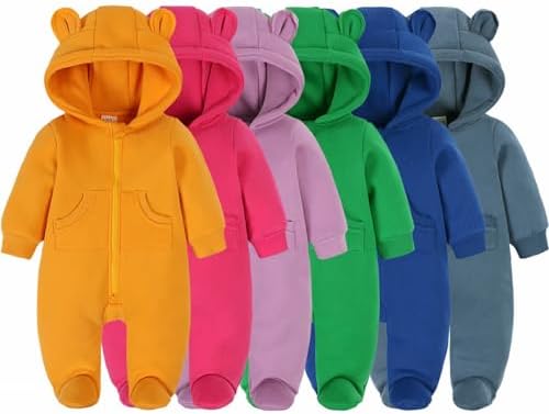 Perfect for Newborn Girls - Long Sleeve Romper Jumpsuit