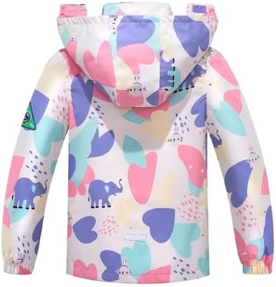 Welity Girls Waterproof Wind-Resistant Jackets Style Meets Functionality