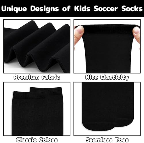 Comfortable Stylish Toddler Soccer Socks for Boys Girls