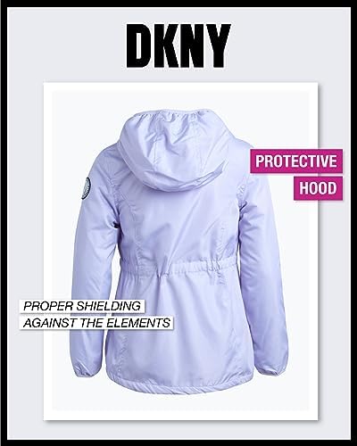 DKNY Girls Anorak Jacket - Weather Resistant Polar Fleece