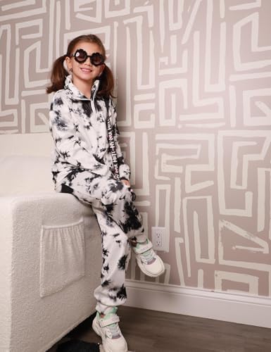 Arshiner Girls 2 Piece Sweatsuit Set