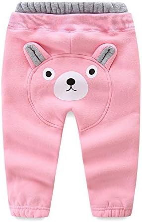 Mud Kingdom Kids Cozy Fleece Jogger Pants Winter Bear