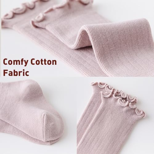 DRESHOW BQUBO Baby Girls Knee-credits Socks
