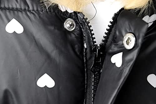 Kids Winter Puffer Coat with Hoodie Top