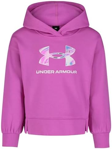 Under Armour Rival Big Logo Hoodie - Vivid Magenta