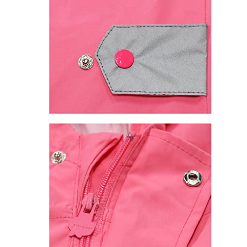 Fewlby Toddler Girls Lightweight Rain Jacket
