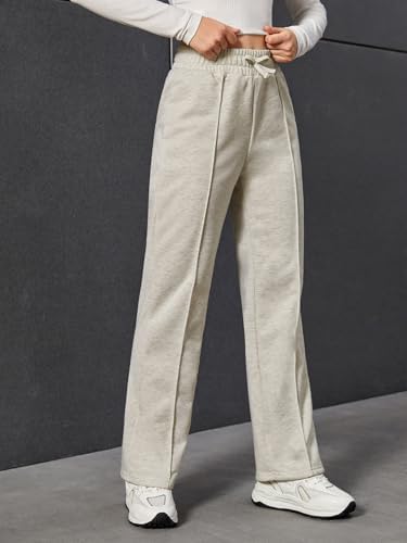 Floerns Girls Casual Drawstring High Waist Sweats