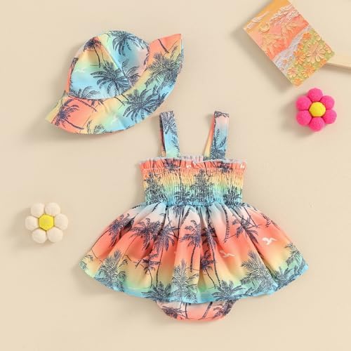 Mubineo Baby Girl Summer Romper Dress