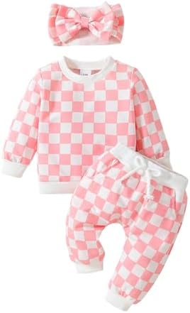 Cozy Trendy Baby Girl Sweater Set for 0-2 Years