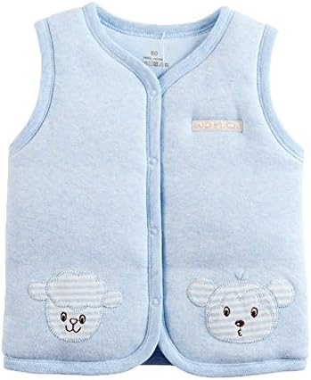 Monvecle Baby Cotton Warm Vests Unisex