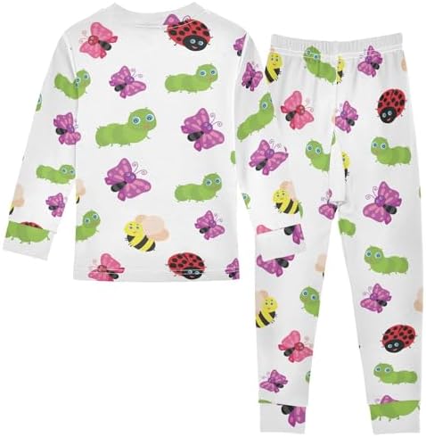 WIFIU 2-Piece Long Sleeve Pajama Set for Girls