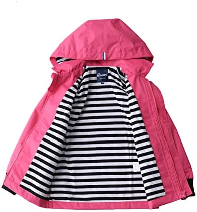 Hiheart waterproof Cotton Lined Adjustable Hooded Jacket