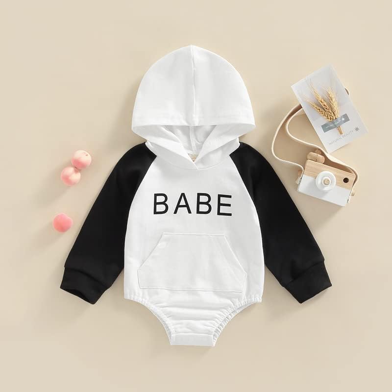 LIOMENGZI Newborn Baby Romper Pullover Jumpsuit White-D 3-6 Months