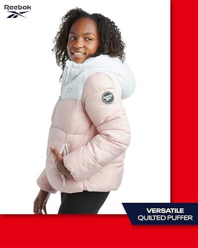 Reebok Girls Puffer Winter Jacket Warm Stylish