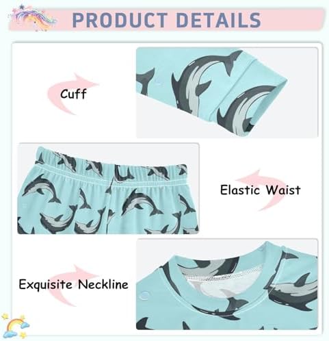 Wirefree Kids Pajama Set Soft Cute Sleepwear