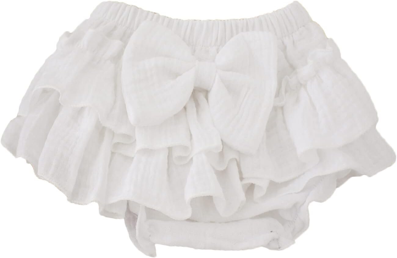 RUKOSU Baby Girl Ruffle Bowknot Bloomers