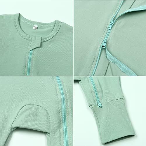 Feidoog Toddler Boys Girls Zipper Romper Set