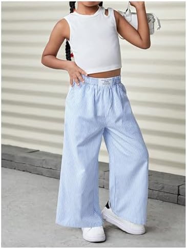 Comfortable Striped Summer Pants for Kids by Floerns