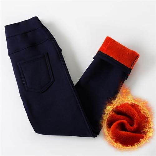 Thick Warm Fleece-Lined Leggings for Toddler Girls