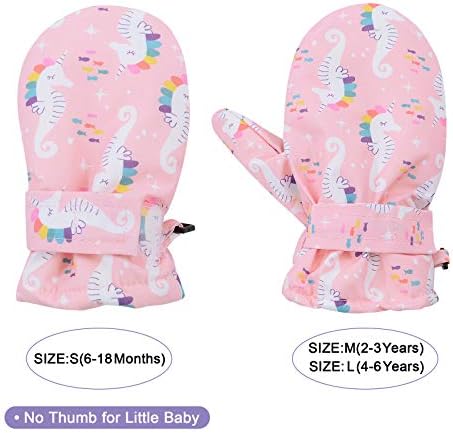 American Trends Winter Lined Fleece Toddler Gloves