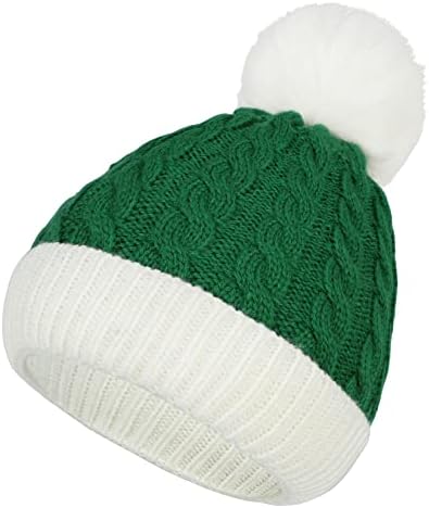 Century Star Baby Christmas Hat Knit Santa Beanie for Kids