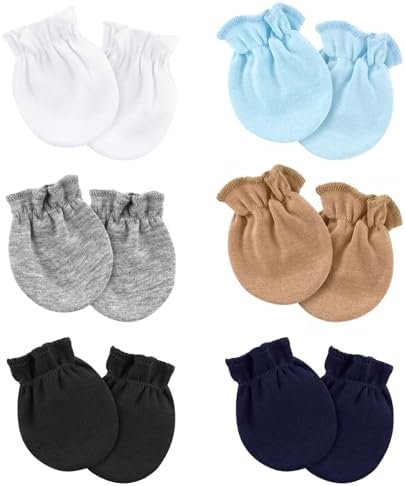 No Scratch Cotton mittens for newborns