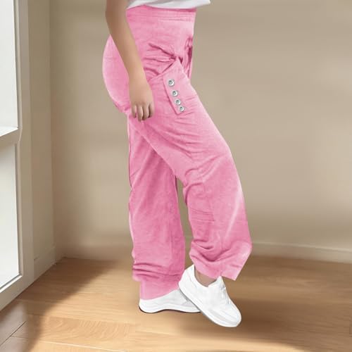 Wide-Leg Casual Pants for Teens