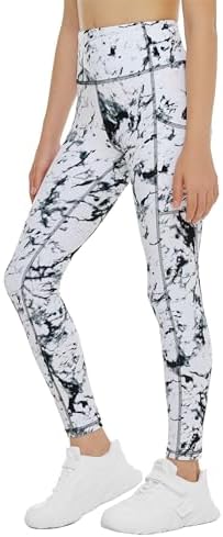 THE GYM PEOPLE Girls High Waist Stretch Leggings
