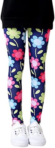 Toddler Girls Boys Fashion FallSpring Loose Pants Bottoms Dark Blue Floral Prints