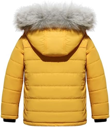 Waterproof Cozy Winter Coats for Girls Soft Fleece Puffers with 3000mm Shield