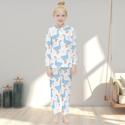 MEIKKO Girls Thermal Underwear Set Long Johns Lined