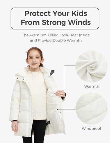 Warm Cozy Girls Winter Coat - Puffer Jacket