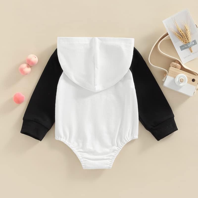 LIOMENGZI Newborn Baby Romper Pullover Jumpsuit White-D 3-6 Months