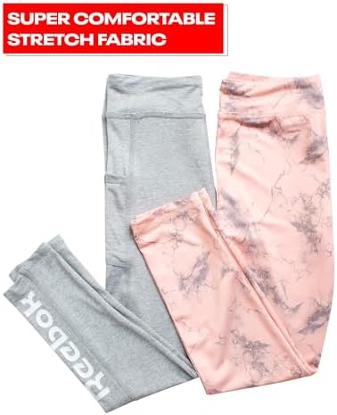 Reebok Girls Leggings 2 Pack Active Performance Tights