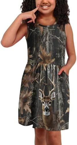 Frymappies Girls Streetwear - Mini Sleeveless Summer Dress for 2-14 Year Olds