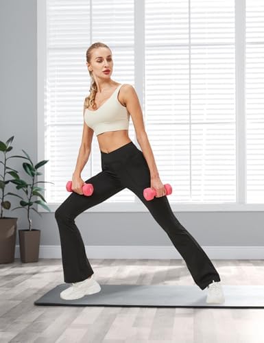 Jinhiteam Womens Tummy Control Workout Leggings