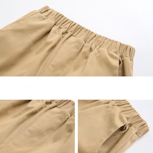 Elastic Waist School Pants for Kids 10-12 3T