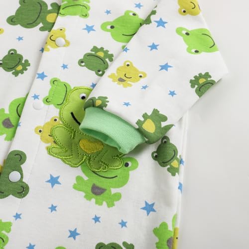 Baby Boys Girls Long Sleeve Romper Pure Cotton Footed New Born Clothes