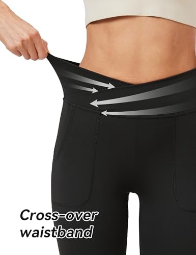 Jinhiteam Womens Tummy Control Workout Leggings