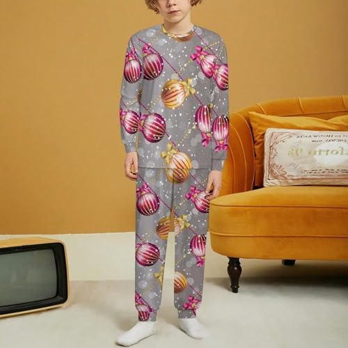 MEIKKO Christmas Ball Baubles Thermal Underwear Set